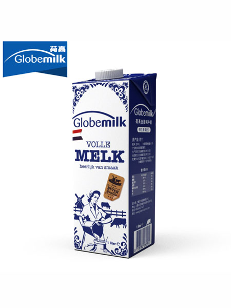 Globemilk婴儿食品荷兰原装进口荷高全脂纯牛奶整箱营养早餐1L*6盒孕妇儿童成长