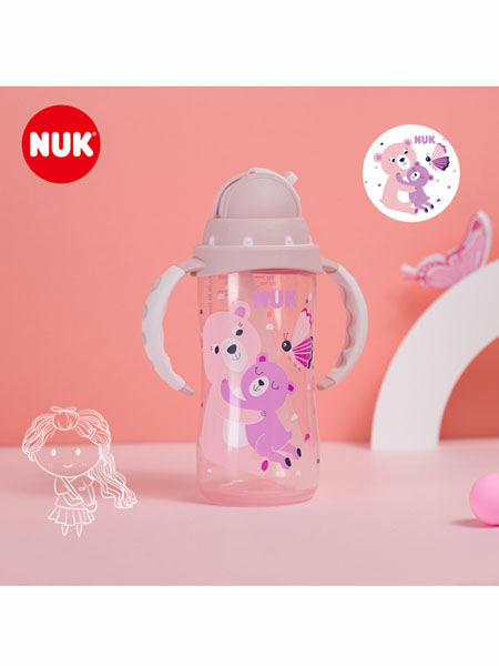 NUK - NUK婴童用品新品宽口径PPSU带手柄彩色奶瓶1号0-6个月