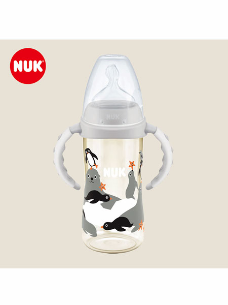 NUK - NUK婴童用品新品宽口径PPSU带手柄彩色奶瓶1号0-6个月