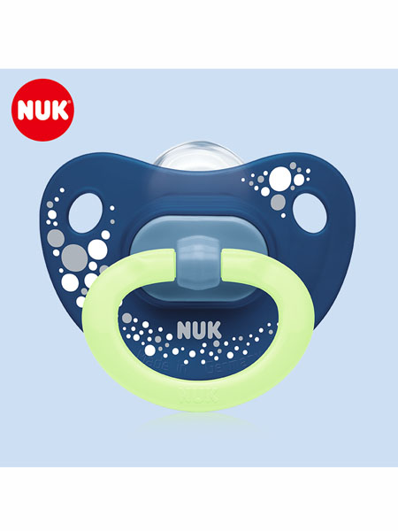 NUK - NUK婴童用品新品印花系列夜光型安抚奶嘴仿母乳婴儿安抚奶嘴