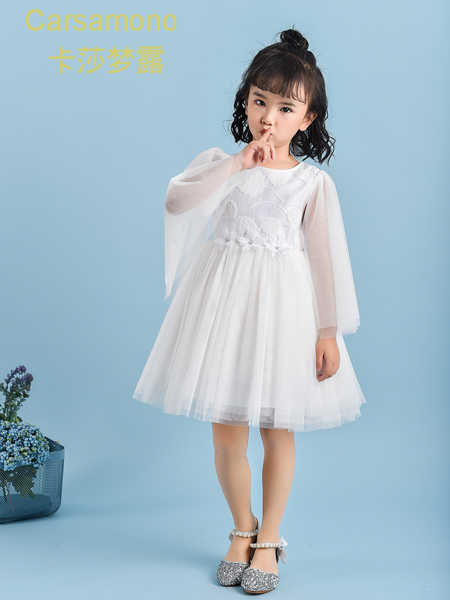 卡莎梦露童装品牌2020春夏女童甜美礼服裙子
