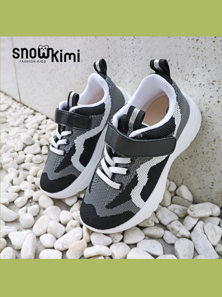Snowkimi童鞋品牌2020春夏男女童帆布鞋一脚蹬春秋韩版板鞋男童小白鞋