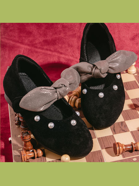Snowkimi童鞋品牌女童公主鞋2020年春季 女童鞋小公主软底单鞋珍珠防滑 儿童舞蹈鞋