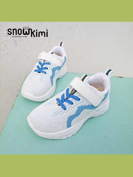 Snowkimi童鞋品牌2020春夏男女童帆布鞋一脚蹬春秋韩版板鞋男童小白鞋