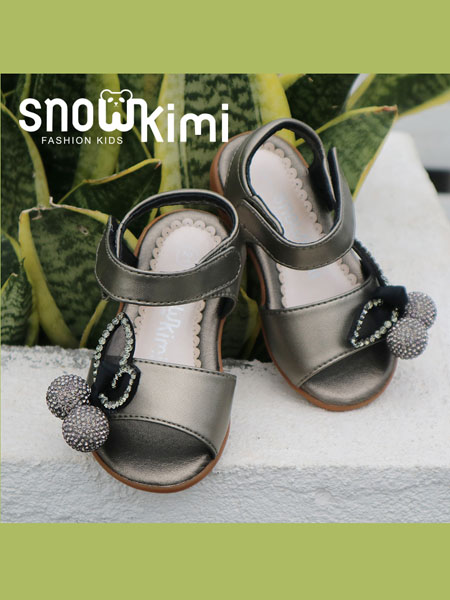 Snowkimi童鞋品牌2020春夏儿童韩版公主可爱凉鞋舒适软底女童凉鞋