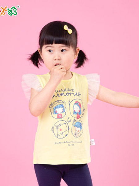 西瓜太郎童装品牌短袖T恤儿童夏西瓜太郎2020新款女宝打底衫中小童洋气上衣潮