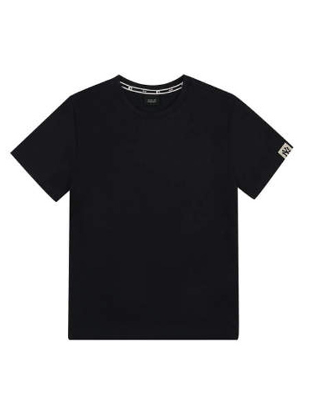 童装品牌2020春夏男女童纯色NY球队logo短袖运动棉质T恤