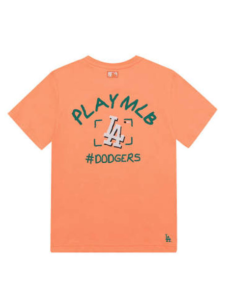 MLBKIDS潮牌童装童装品牌2020春夏男女童涂鸦印花NY短袖运动棉质T恤