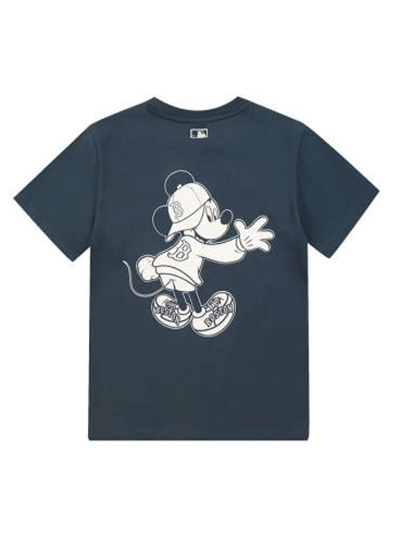 MLBKIDS潮牌童装童装品牌2020春夏男女童迪士尼系列NY短袖运动棉质T恤
