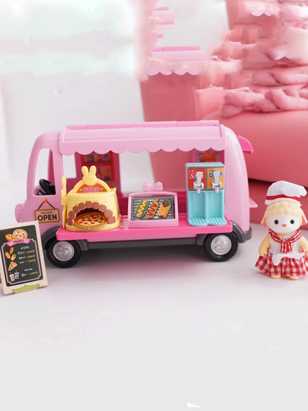 Qtools婴童用品粉色宝宝玩具车