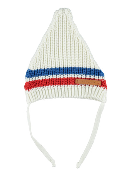piupiuchick婴童用品2020春夏白色针织衫帽子