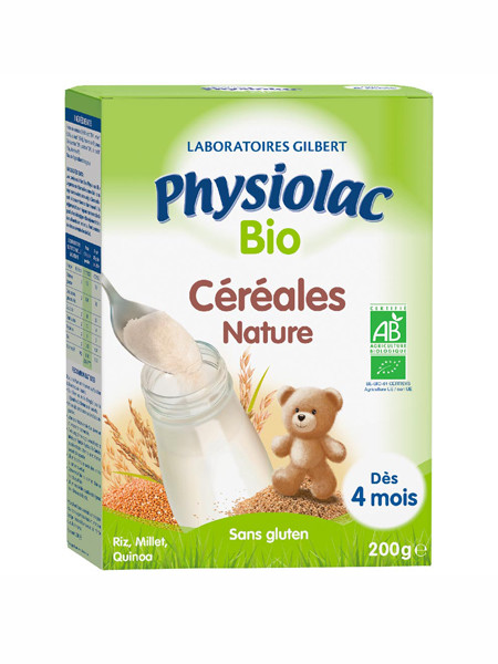 PHYSIOLAC婴儿食品有机天然谷物