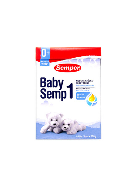 Semper婴儿食品婴幼儿奶粉 1段(0-6月) 800g/盒