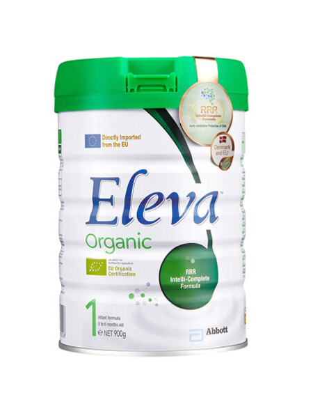 雅培婴儿食品丹麦原装进口 雅培(Abbott) Eleva菁挚(原菁智) 有机婴幼儿配方奶粉 1段(0-6个月) 900g/罐