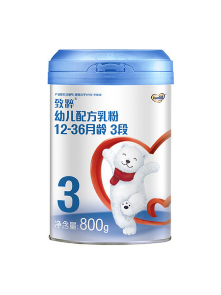 多美滋婴儿食品致粹3段幼儿奶粉800g4罐