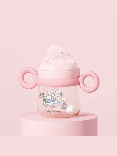 婴童用品2020春夏新生儿宽口奶瓶PPSU婴儿断奶神器宝宝仿母乳吸管耐摔正品