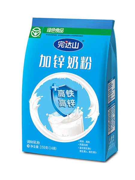 完达山婴儿食品完达山奶粉 高锌成人奶粉 加锌奶粉350g/袋