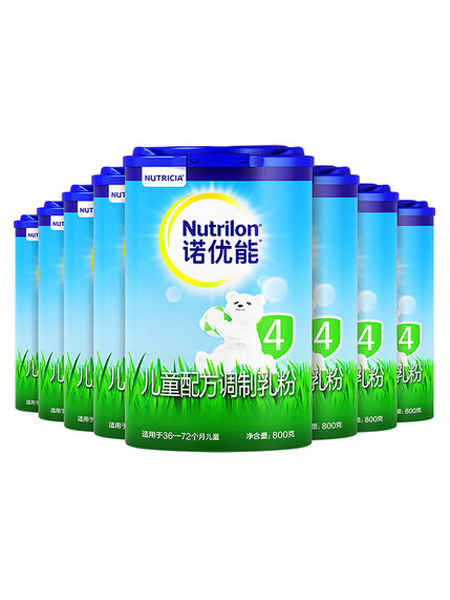 诺优能婴儿食品Nutrilon诺优能奶粉4段儿童配方8罐3-6岁牛栏原装进口