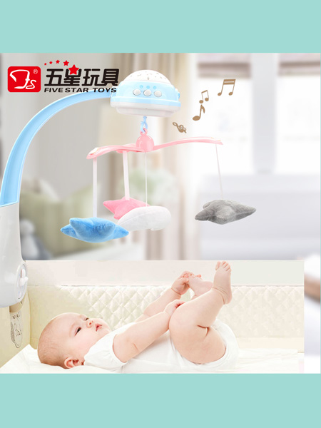 婴童玩具安抚投影床铃
