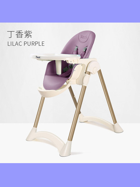 帛琦婴童用品Pouch宝宝餐椅儿童餐椅家用便携可折叠婴儿餐椅多功能吃饭餐桌椅