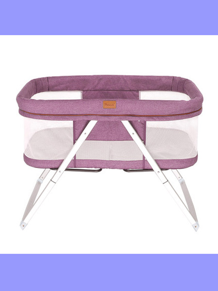 帛琦婴童用品Pouch婴儿床欧式儿童床多功能摇床宝宝床可折叠便携旅行摇篮床