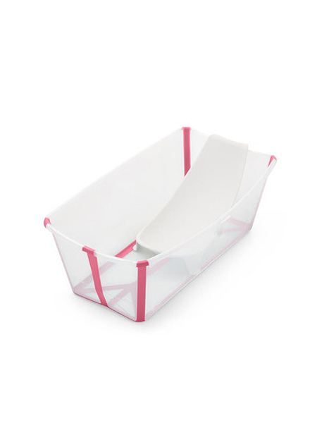 stokke婴童用品Stokke Flexi Bath 折叠式浴盆 + 初生婴儿浴架进口婴儿宝宝浴盆