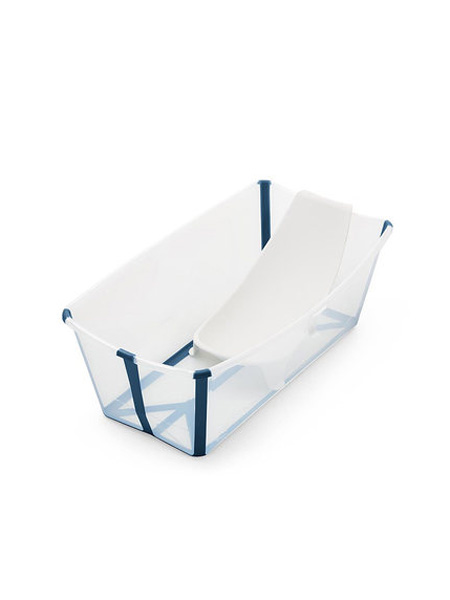 stokke婴童用品Stokke Flexi Bath 折叠式浴盆 + 初生婴儿浴架进口婴儿宝宝浴盆