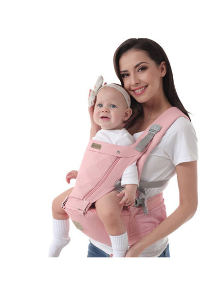 澳贝婴童用品澳贝多功能婴儿背带交叉式新生儿前抱式腰凳四季通用小孩抱娃神器