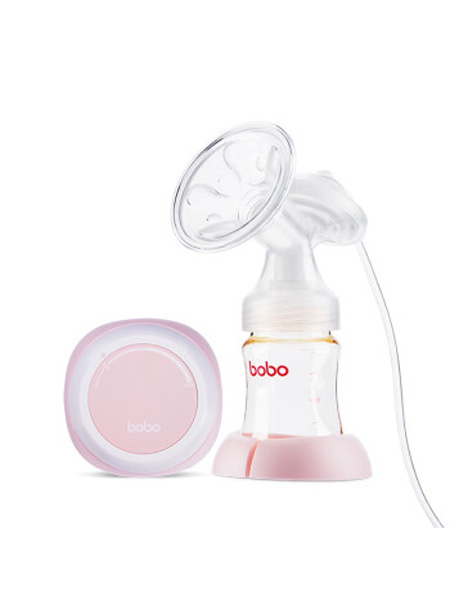 乐儿宝婴童用品乐儿宝(bobo)电动吸奶器 单边自动吸乳器 多档位调节静音便携吸力大待产挤奶器 含PPSU奶瓶1个