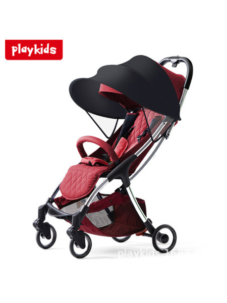 普洛可婴童用品playkids普洛可婴儿推车通用遮阳篷伞车防晒防紫外线罩