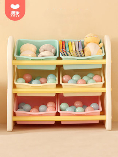 婴童用品儿童玩具收纳架子置物架 多层储物柜幼儿园宝宝书架大容量