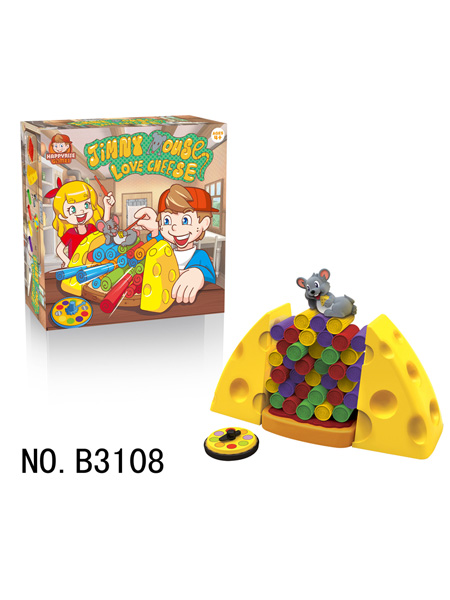 贝乐多玩具婴童玩具老鼠爱奶酪游戏