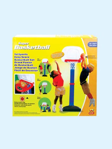 婴童玩具彩盒大篮球架