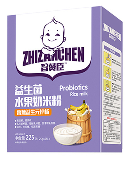 婴儿食品益生菌水果奶米粉-香蕉益生元护畅
