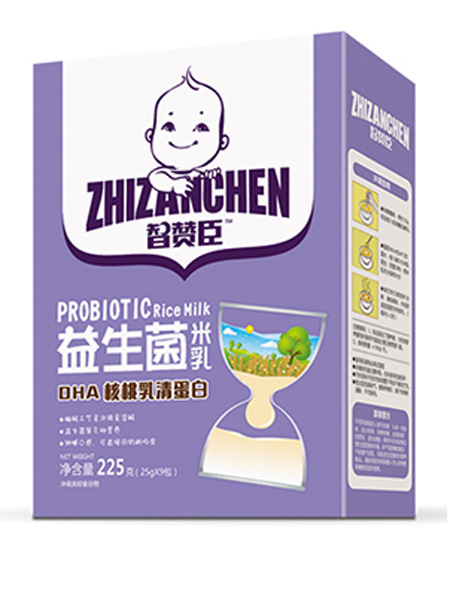 婴儿食品DHA核桃乳清蛋白益生菌米乳