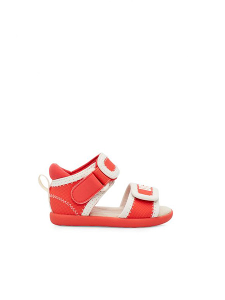 UGG童鞋品牌2020春夏橘红色凉鞋