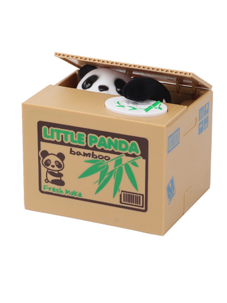 婴童玩具偷钱熊猫存钱罐