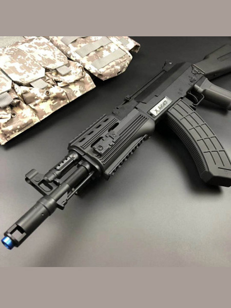 婴童玩具 户外玩具枪 AK47战术版四代下供水弹枪仿真电动连发水弹枪
