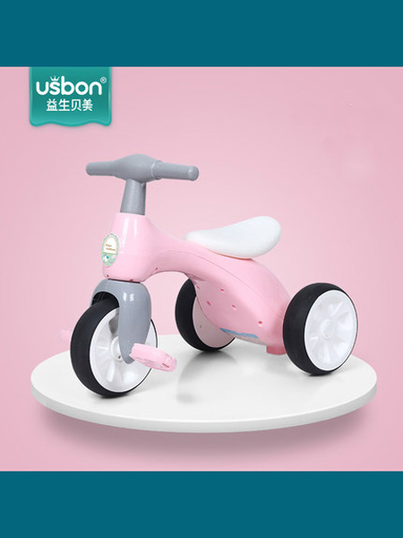 益生贝美婴童用品儿童三轮车2周岁宝宝脚踏车小孩轻便手推车滑行车幼童简易自行车