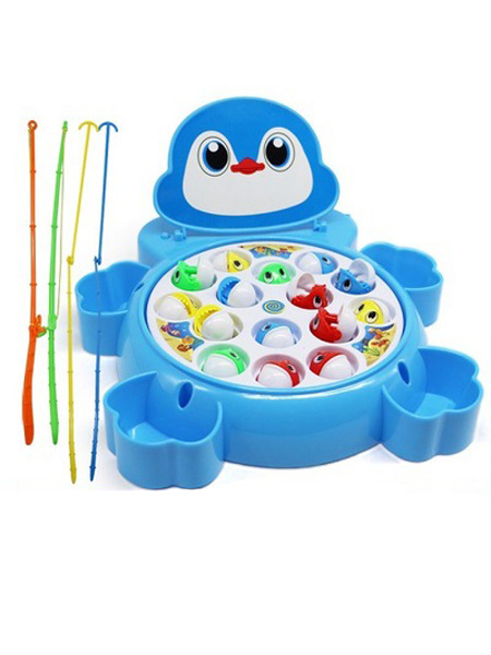 婴童玩具批发儿童钓鱼盘电动玩具大号音乐旋转益智男女孩亲子互动玩具1岁3