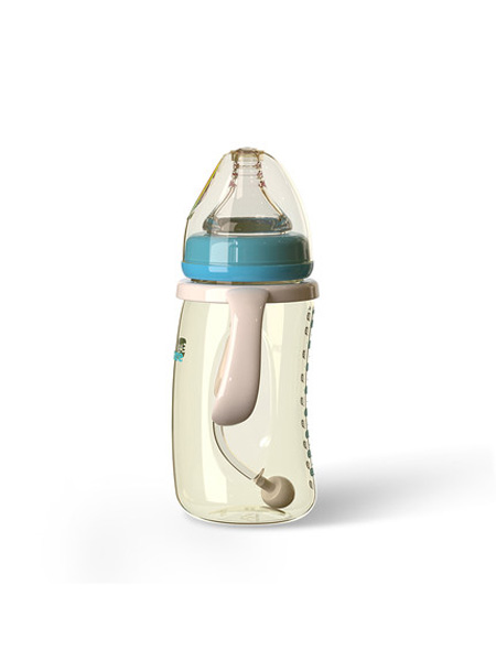 伊斯卡尔婴童用品伊斯卡尔新生婴儿奶瓶ppsu宽口径大宝宝吸管奶瓶防胀气耐摔大容量 