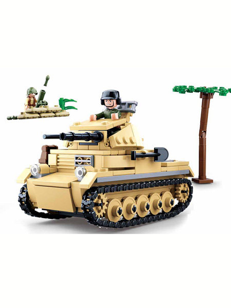 快乐小鲁班婴童玩具:逆境重生-二号坦克