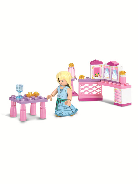 婴童玩具粉色梦想-公主小房间