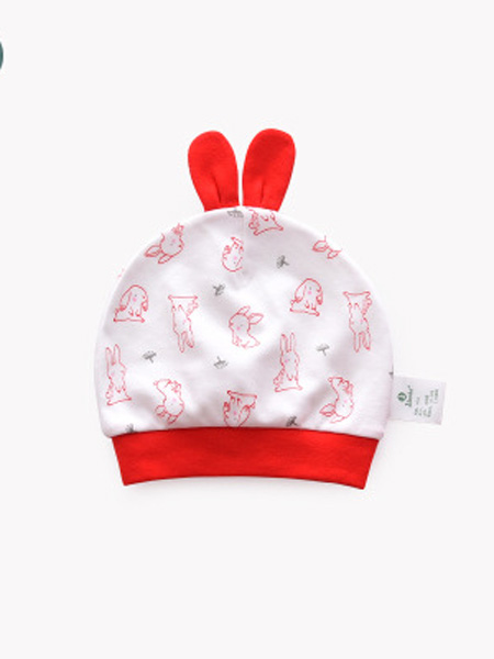 童装品牌2020秋冬新款秋冬宝宝帽婴儿用品新生儿纯棉胎帽小红帽过年帽子代发