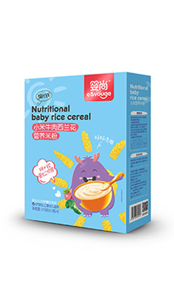 婴尚婴儿食品小米营养米粉（牛肉西兰花味）