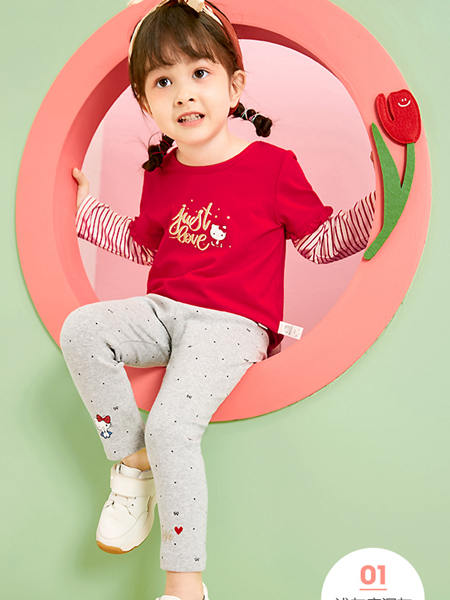 HELLO KITTY童装品牌2020秋冬童趣T恤