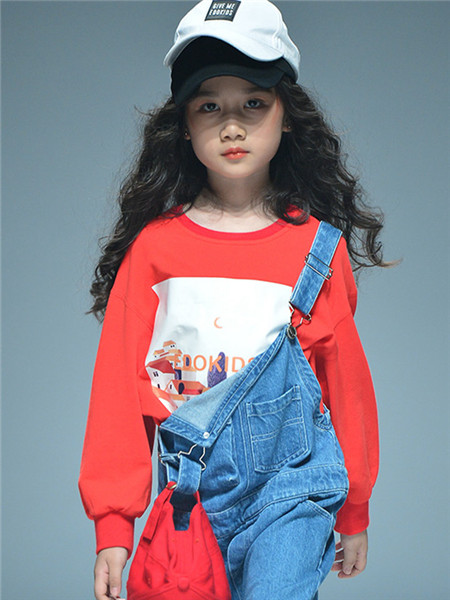 edo KIDS一度童装品牌2020秋冬红色长袖衬衫