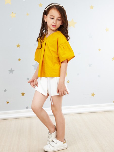 卓维乐Sogni Kids童装品牌2020春夏可爱黄色T恤