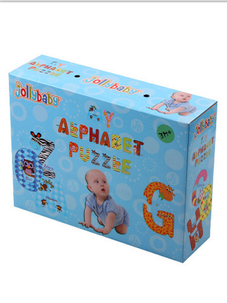 Jollybaby婴童玩具字母拼图 