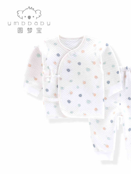 圓夢寶童裝品牌2020秋冬男女寶寶棉服加厚秋冬裝斑點嬰幼兒衣服